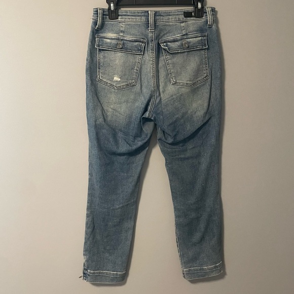 Kut from the Kloth Reese High Rise Ankle Straight Leg Women’s Size 6 Distressed - Picture 4 of 13